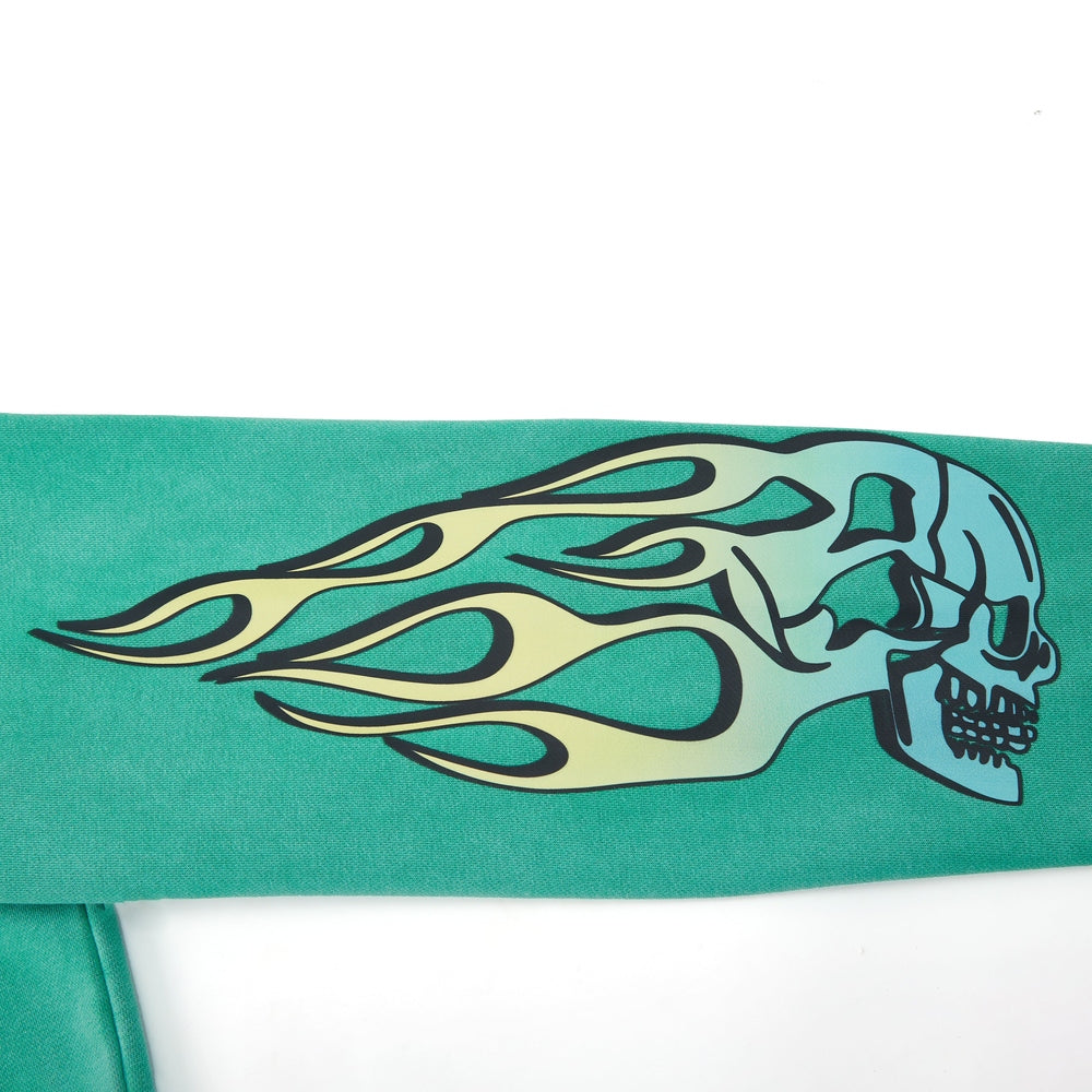 Road Trip Hoodie Sun Fade Wash (Green)